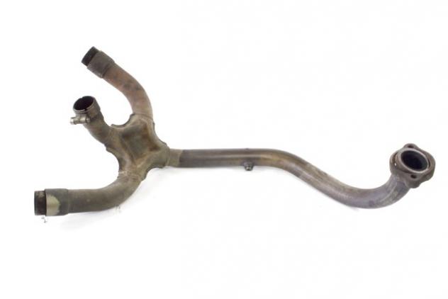 DUCATI 750 SPORT IE 57010371A COLLETTORE DI SCARICO ORIZZONTALE 01 - 02 HORIZONTAL EXHAUST MANIFOLD LEGGERA AMACCATURA - Foto 2