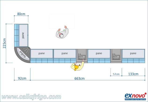 5 dispenser self-service pane usati - Foto 3