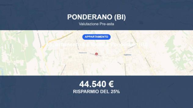 Immobile in asta di 108 m², box auto in vendita a Ponderano