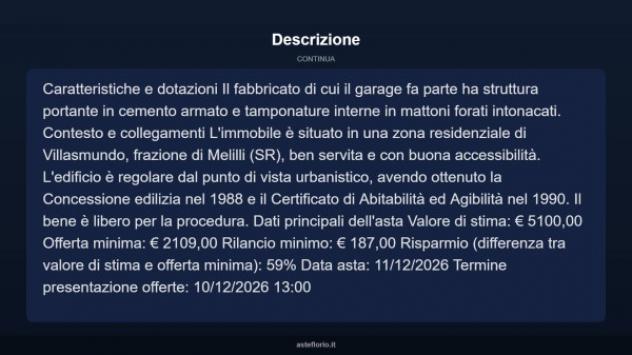 Immobile in asta di 12 m² in vendita a Melilli - Foto 5