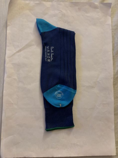 CALZE NUOVE MAI USATE DA UOMO FIRMATE ORIGINALI”PAUL SMITH”MADE IN ITALY LEGGERE - Foto 2
