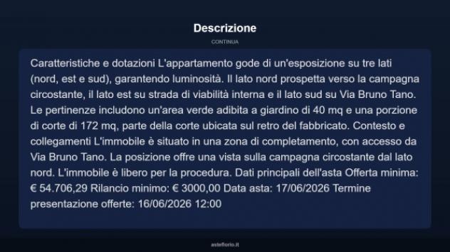 Immobile in asta di 173 m² con più di 5 locali in vendita a Macerata - Foto 4