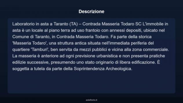 Immobile in asta di 305 m² in vendita a Taranto - Foto 9