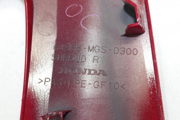 CARENA CONVOGLIATORE ANTERIORE DESTRA HONDA NC 700 X 2012 - 2013 64385MGSD30ZA FRONT RIGHT SHROUD CON GRAFFIO - Foto 7