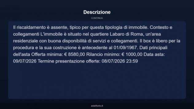 Immobile in asta di 18 m² in vendita a Roma - Foto 10