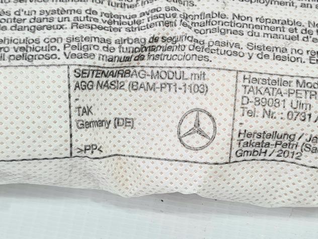 AIRBAG SEDILE SINISTRO MERCEDES Classe E Coupe (C207) A2078600302 (09) - Foto 12