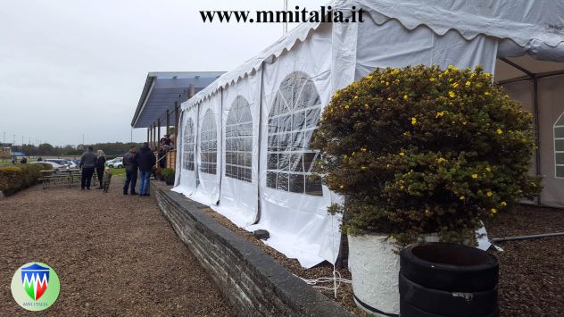 TENDONI PER EVENTI 3,0 X 8,0 X 2,2 MT. DIAMANTE LA DUE20 - Foto 4