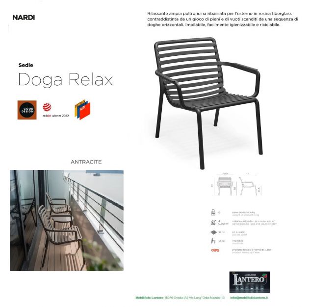 coppia poltrone DOGARELAX outdoor piscina terrazzo giardino - Foto 3