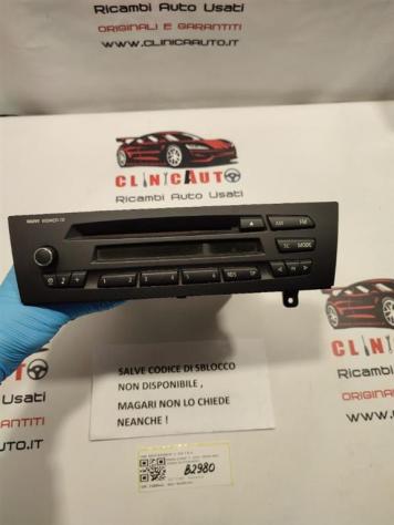 AUTORADIO BMW Serie 1 Serie (E87) 6512 9210510 N45B16A (07) - Foto 2