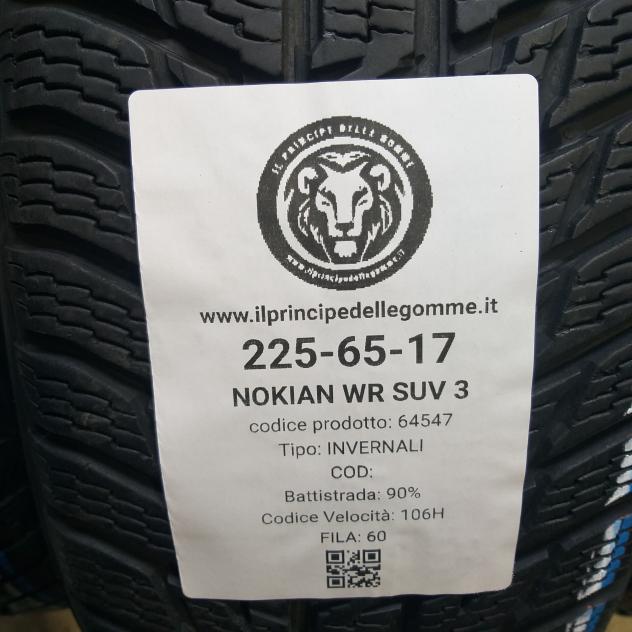4 GOMME 225 65 17 NOKIAN A64547 - Foto 2