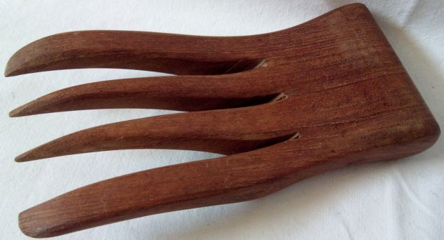 Posate in legno massello per insalata - Foto 6