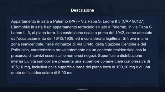 Immobile in asta di 105 m² in vendita a Palermo - Foto 12