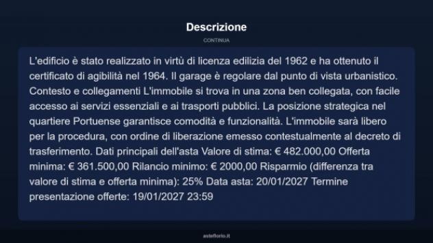 Immobile in asta di 158 m² con più di 5 locali e box auto in vendita a Roma - Foto 5