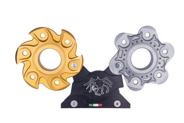 Ducati Panigale V2 pedane arretrate semimanubri supporto mono Spider - Foto 2