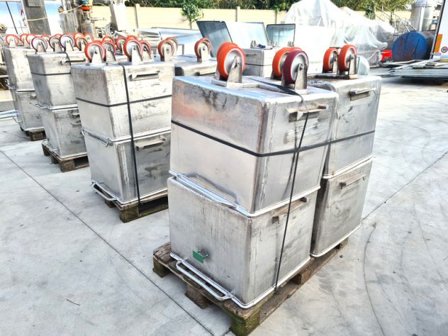 24 vagonetti in acciaio inox usati - Foto 5