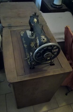 Macchina da cucire anno 1950 impellicciata noce - Foto 5