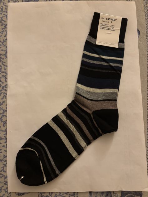 CALZE NUOVE DA UOMO FIRMATE ORIGINALI KENZO,MADE IN ITALY,N’42-44,IN COTONE - Foto 9