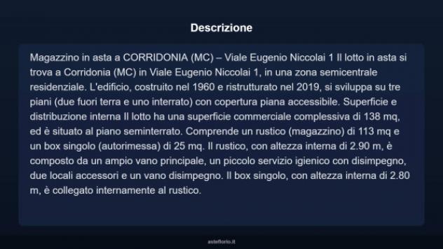 Immobile in asta di 138 m² in vendita a Corridonia - Foto 6