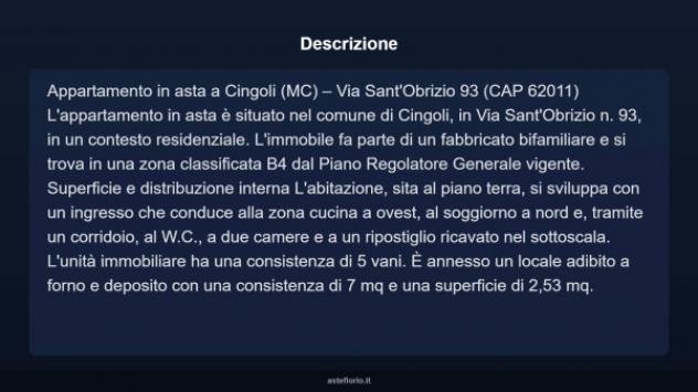 Immobile in asta di 75 m² in vendita a Cingoli - Foto 3