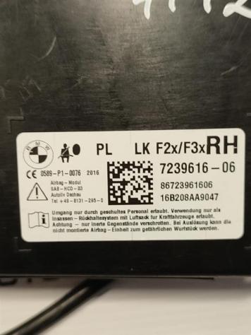 AIRBAG SEDILE DESTRO BMW Serie 1 F20 7239615 (1119) - Foto 2