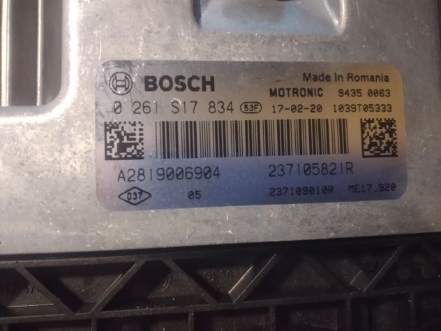 Centralina Motore Bosch 0261S17834 0 261 S17 834 A2819006904 1039T05333 23710582 - Foto 6
