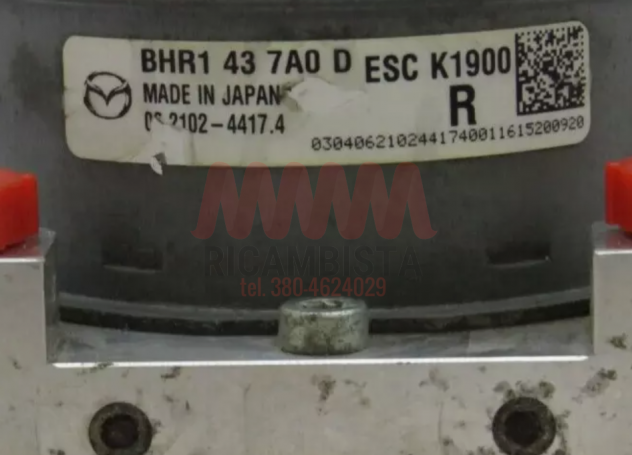 BHR1437A0D Mazda 3 2015 gruppo pompa ABS - Foto 2