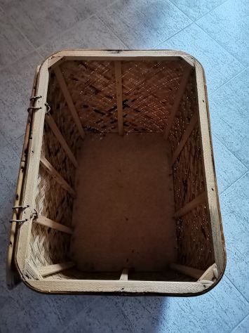 Cesta In Vimimi Intrecciato Rettangolare - Foto 2