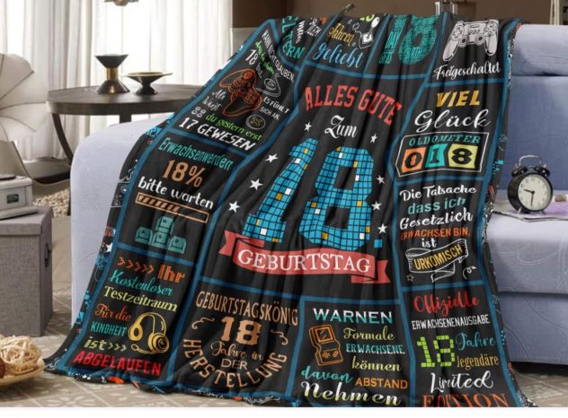 Coperta in pile nuova mai usata