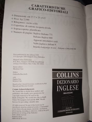 Dizionario inglese Collins - Foto 3