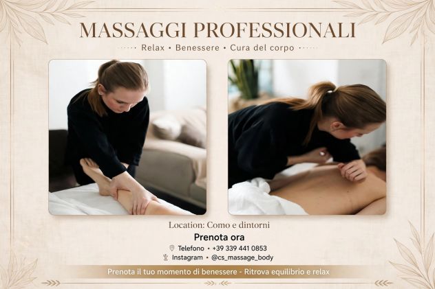 Massaggio professionale no erotico.