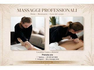 Massaggi - benessere Como - Massaggio professionale no erotico.