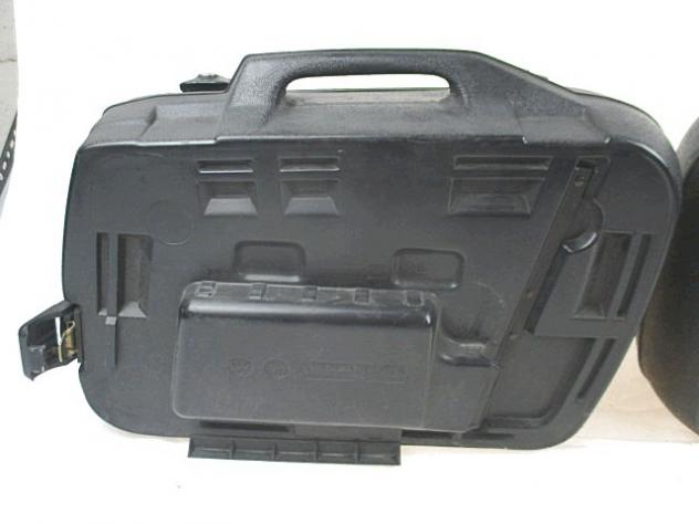 SET BAULETTI LATERALE MOTO GUZZI NEVADA 750 CLASSIC 2004 - 2015 GU973217200005 SIDE LUGAGES SPORTELLO MANCANTE DA SISTEMARE - Foto 8