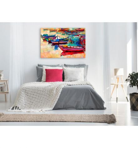 Quadro Con Le Barche Cm. 90x60 E 120x80 - ARREDALACASA - Foto 2