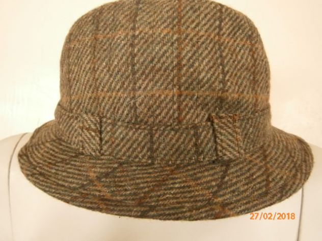 Raro cappello Battersby in feltro verde/marroncino tg.58 - Foto 4