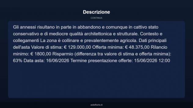 Immobile in asta di 45 m² in vendita a Foligno - Foto 4