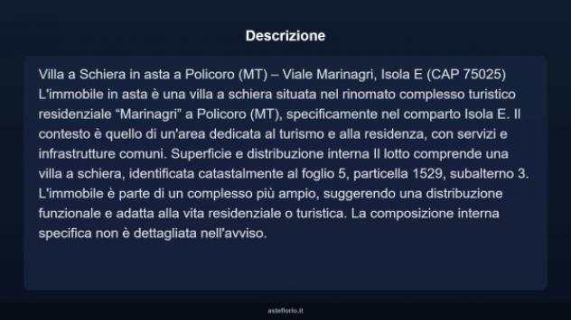 Immobile in asta di 120 m², box auto in vendita a Policoro - Foto 3