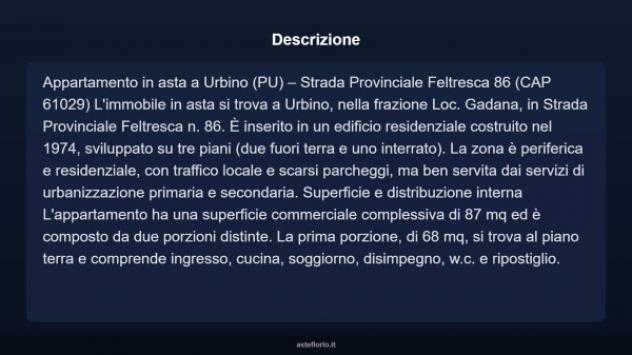 Immobile in asta di 87 m² in vendita a Urbino - Foto 3