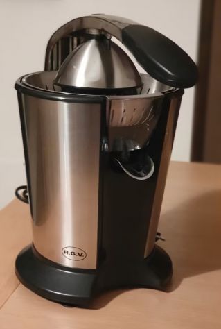 R.G.V.Spremiagrumi elettrico 120Watt componenti in acciaio inossidabile come nuo - Foto 2