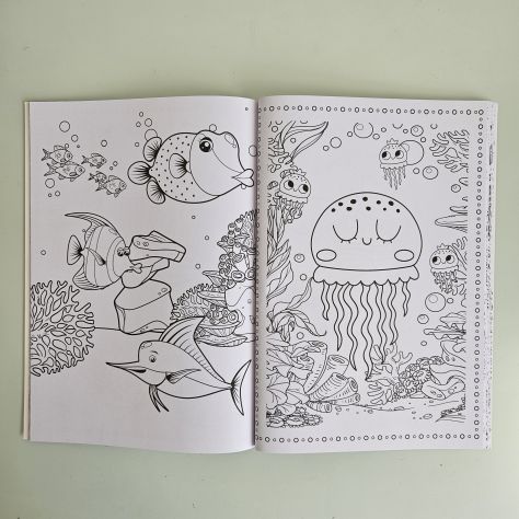 Libro da Colorare, Colouring Book - Tartaruga A4 - 2026 - TRACCIATA!! - Foto 2