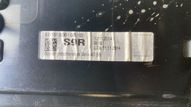 Spoiler portellone posteriore Audi A3 8v del 2015 (8V4827933B) - Foto 5