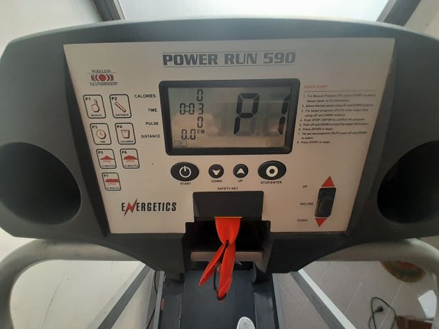Tapis roulant Energetics Power Run 590 - Foto 4