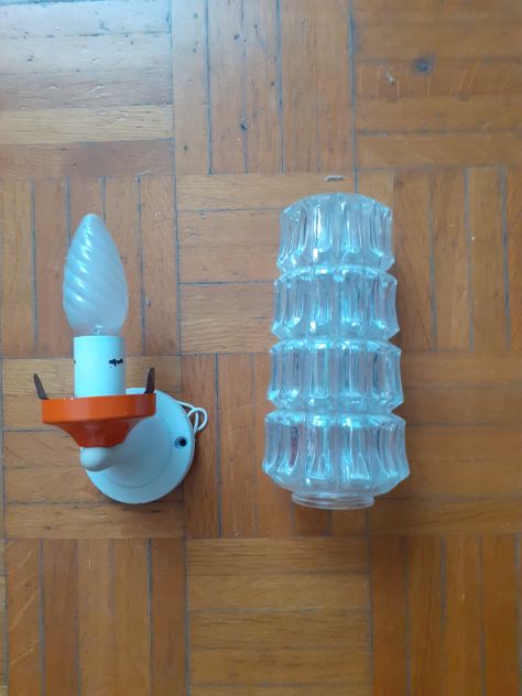 Lampade da parete vintage set 2 anni 50 - Foto 4
