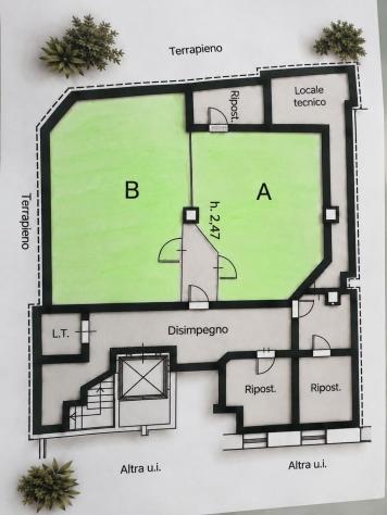 Locale comm.le/Fondo in affitto a Pontedera 40 mq  Rif: 1451926