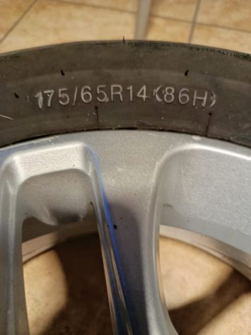 Cerchi in legagomme Fiat panda