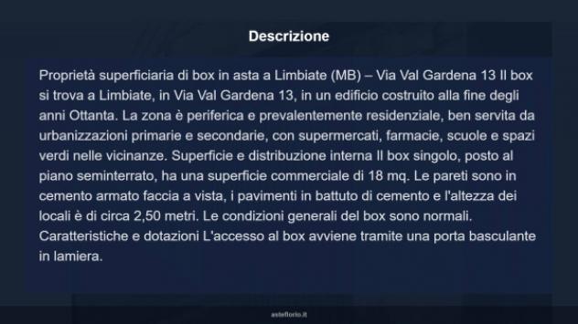 Immobile in asta di 18 m² in vendita a Limbiate - Foto 6