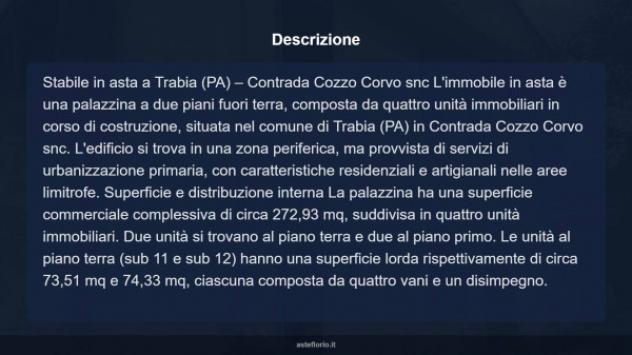 Immobile in asta di 272 m² in vendita a Trabia - Foto 17