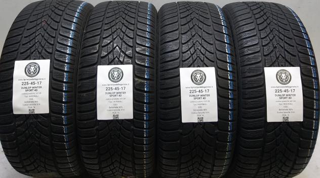 4 GOMME 225 45 17 DUNLOP A63128