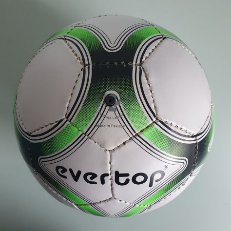 Pallone Da Calcio In Cuoio - Nuovo - Bianco e Verde - Size 5 - Foto 4