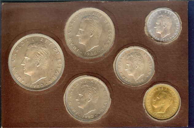 SPAGNA 1980 Serie Numismatica Monete - Foto 2