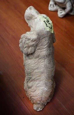 Statua Vintage Cane Cocker Spaniel Seduto – 24402 - Foto 2